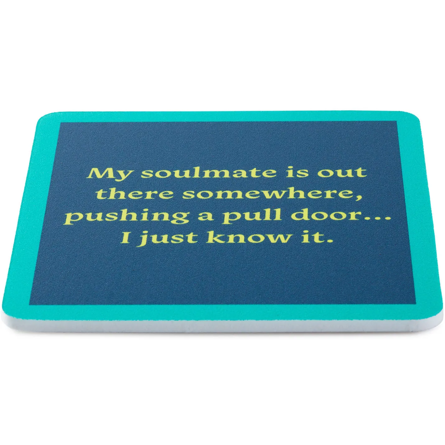 Drinks on Me Soulmate Funny Coaster