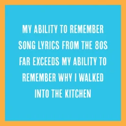 Drinks on Me '80s Song Lyrics Funny Coaster