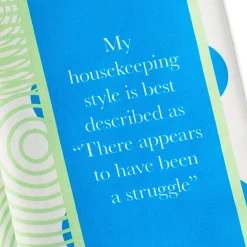 Drinks on Me Struggle Funny Dish Towel