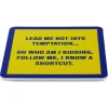Drinks on Me Temptation Shortcut Funny Coaster