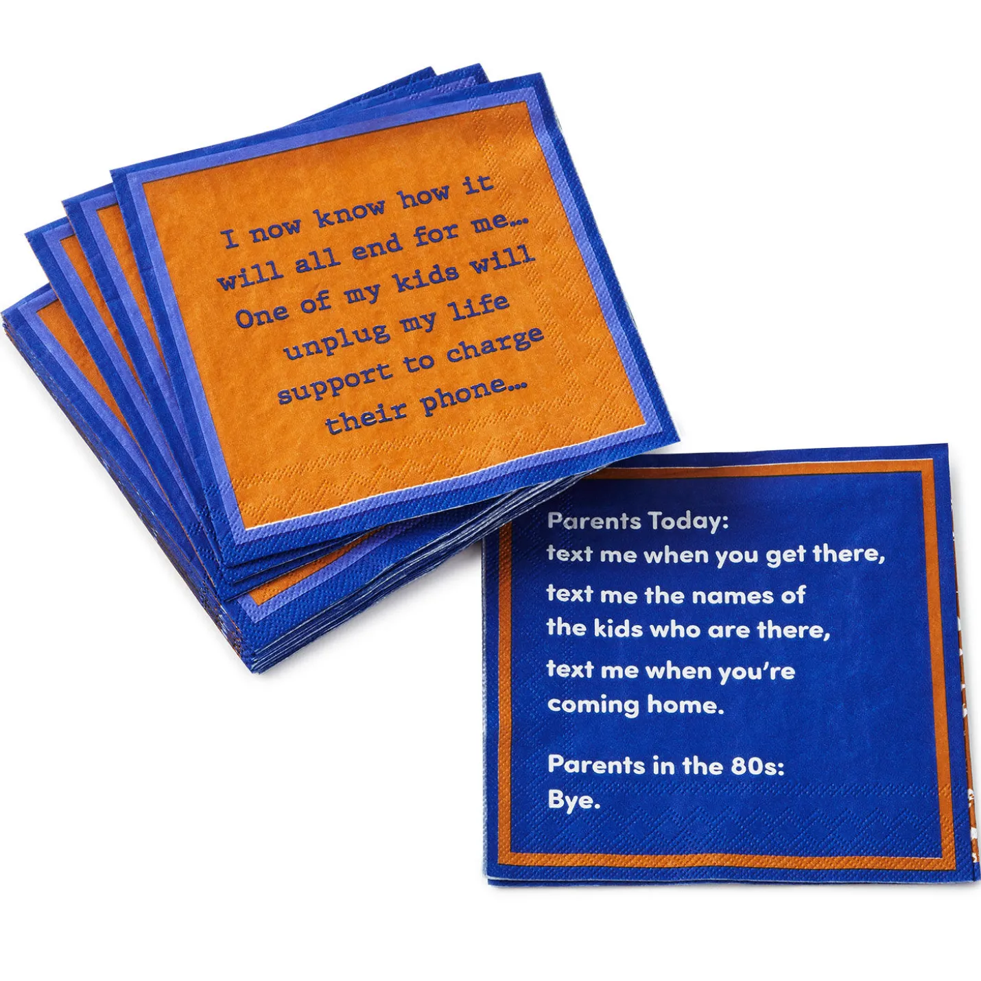Drinks on Me Unplug Funny Party Napkins, Pack of 20
