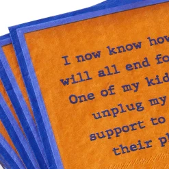 Drinks on Me Unplug Funny Party Napkins, Pack of 20