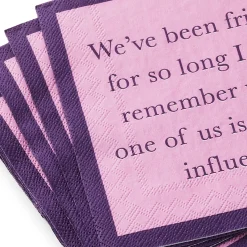Drinks on Me Young and Fun Funny Party Napkins, Pack of 20