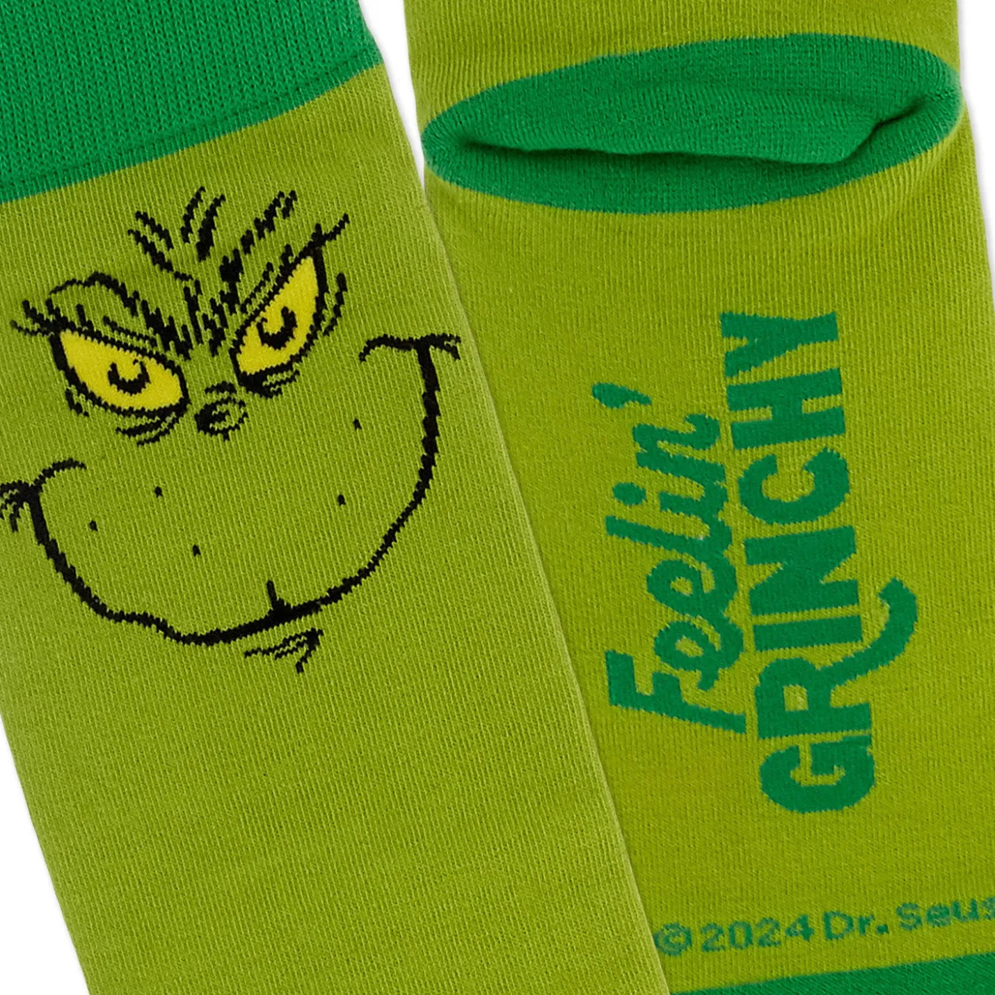 Dr. Seuss™ Feelin' Grinchy Novelty Crew Socks