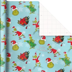 Dr. Seuss™ Grinch 3-Pack Christmas Wrapping Paper Assortment, 105 sq. ft.