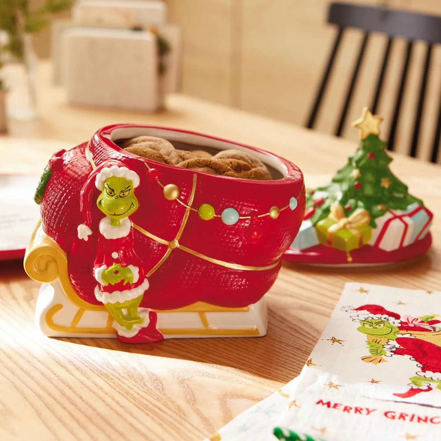 Dr. Seuss's How the Grinch Stole Christmas!™ Grinch Cookie Jar With Sound