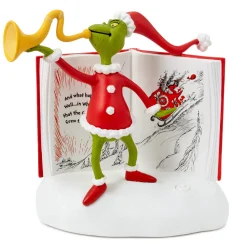 Dr. Seuss's How the Grinch Stole Christmas!™ Grinch With Storybook Figurine With Sound, 6.25