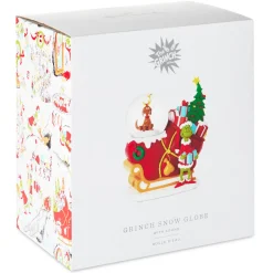 Dr. Seuss's How the Grinch Stole Christmas!™ Grinch, Max and Sleigh Snow Globe Figurine With Music