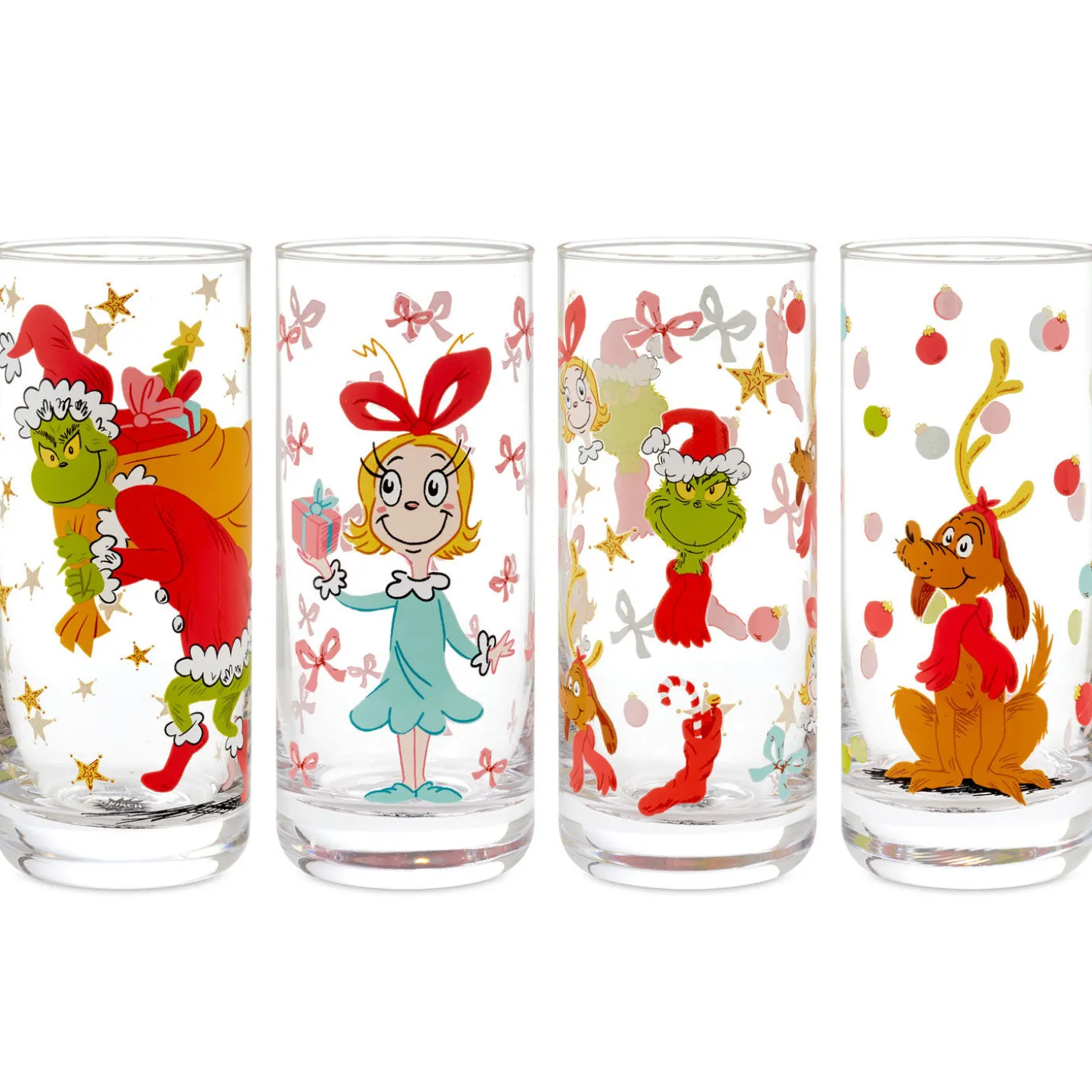 Dr. Seuss's How the Grinch Stole Christmas!™ Drinking Glasses, Set of 4
