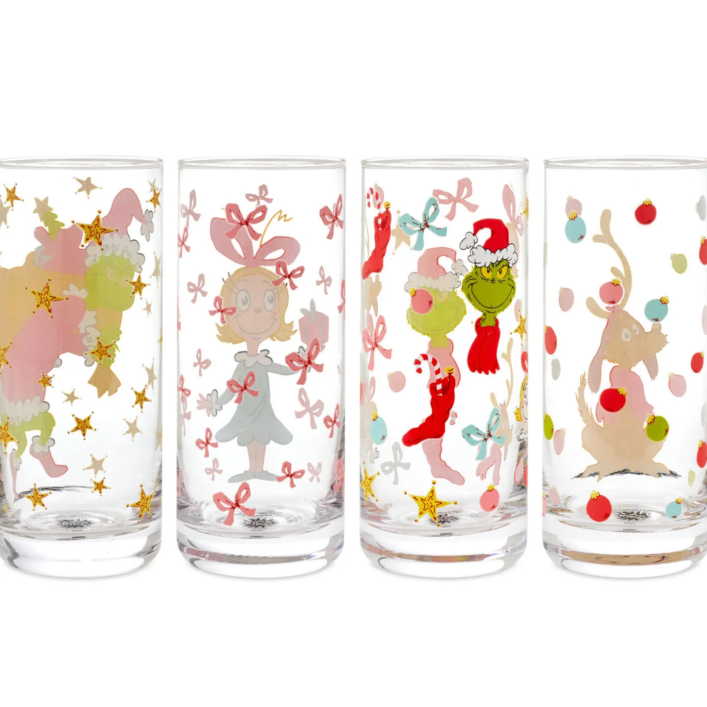 Dr. Seuss's How the Grinch Stole Christmas!™ Drinking Glasses, Set of 4