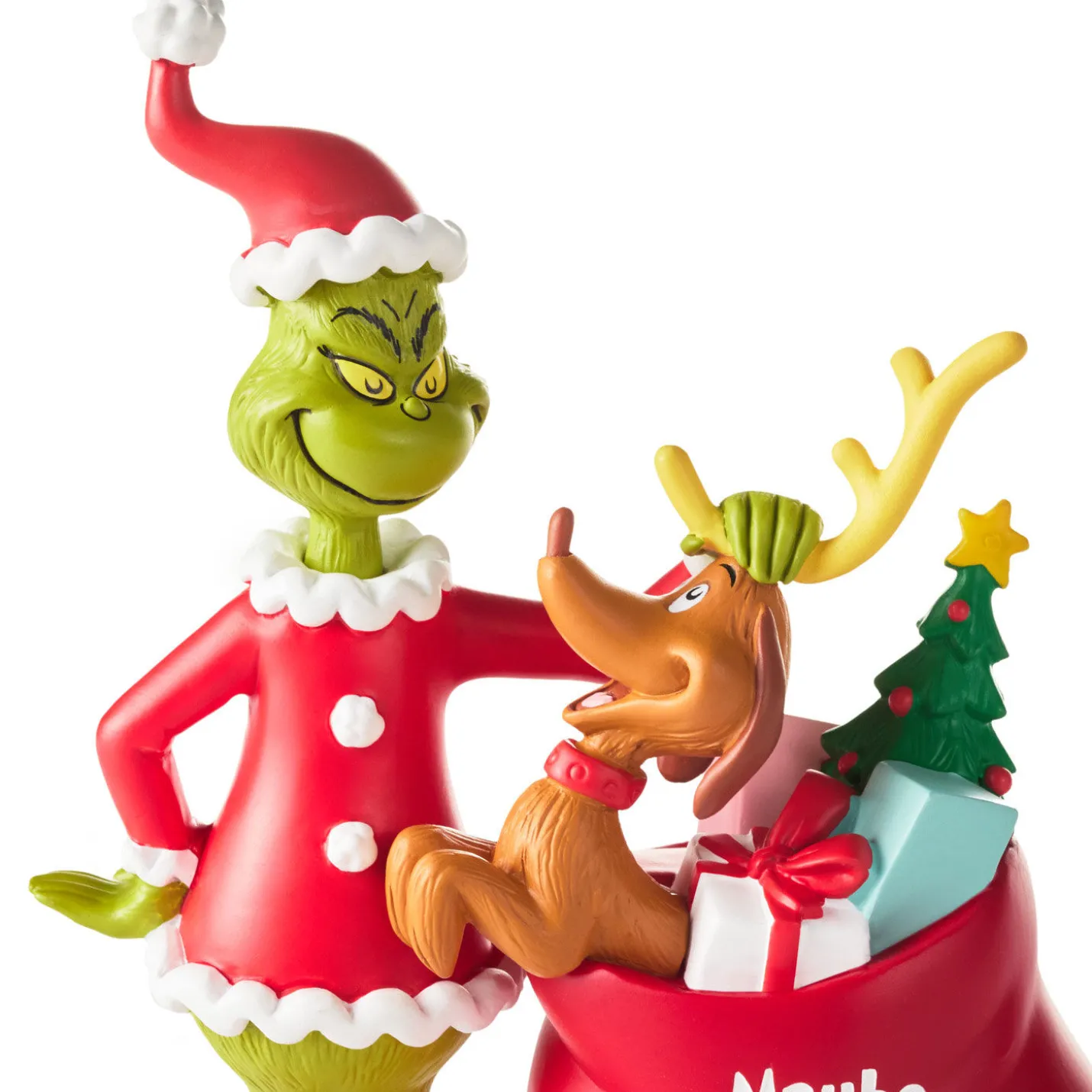 Dr. Seuss's How the Grinch Stole Christmas!™ Grinch and Max Figurine, 5.5"