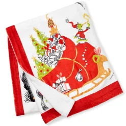 Dr. Seuss's How the Grinch Stole Christmas!™ Storybook Scenes Throw Blanket, 50x60
