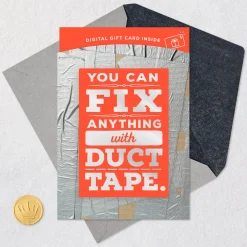 Duct Tape and Curse Words Gift Card Greeting Funny Birthday Card