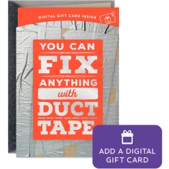 Duct Tape and Curse Words Gift Card Greeting Funny Birthday Card