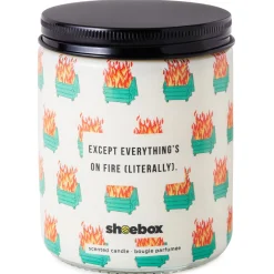 Dumpster Fire Everything's Fine Scented Single-Wick Jar Candle, 7 oz.