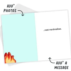 Dumpster Fire Funny Custom Card