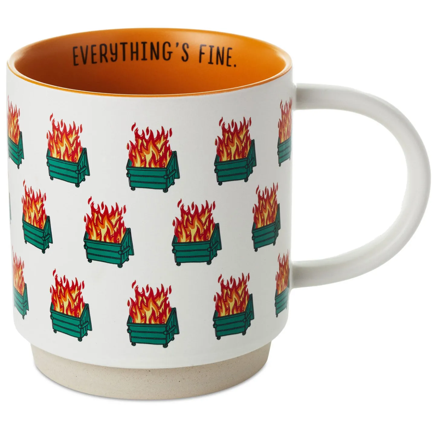 Dumpster Fires Funny Mug, 16 oz.