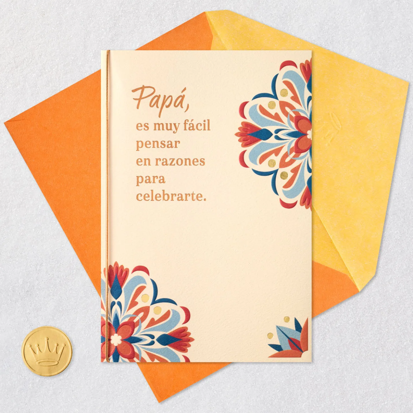 Easy to Celebrate You Spanish-Language Birthday Card for Dad