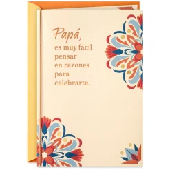 Easy to Celebrate You Spanish-Language Birthday Card for Dad