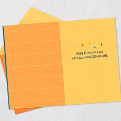 Effortlessly Awesome Birthday Card for Him