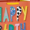 20" Electrifying Wishes on Red Jumbo Birthday Gift Bag