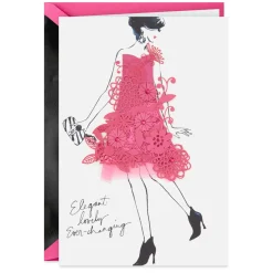 Elegant and Lovely Birthday Card for Her