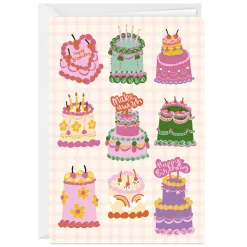 Elegant Cakes Custom Birthday Card