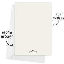 Elegant Baby's Breath Flat Wedding Invitation