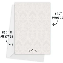 Elegant Damask Flat Wedding Invitation