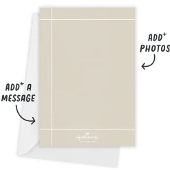 Elegant Gold Script Flat Holiday Photo Card