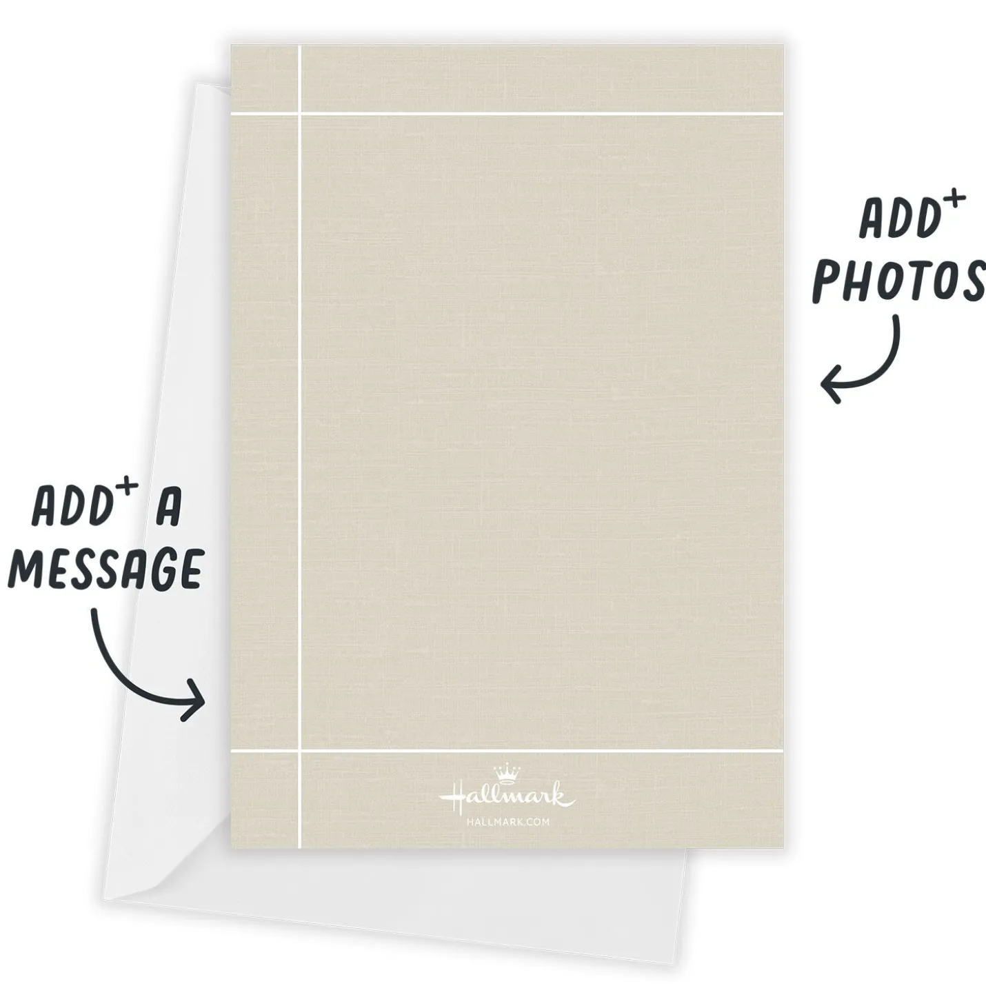 Elegant Gold Script Flat Holiday Photo Card