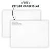 Elegant Merry Flat Christmas Photo Card