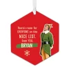 Elf Metal Personalized Ornament, Custom Text