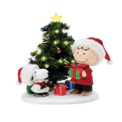 Enesco Peanuts Christmas Time Is Here Light-Up Figurine, 9"