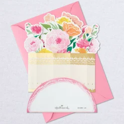 Enjoy Every Beautiful Moment Flower Vase 3D Pop-Up Card