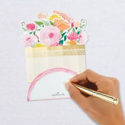 Enjoy Every Beautiful Moment Flower Vase 3D Pop-Up Card