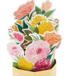 Enjoy Every Beautiful Moment Flower Vase 3D Pop-Up Card
