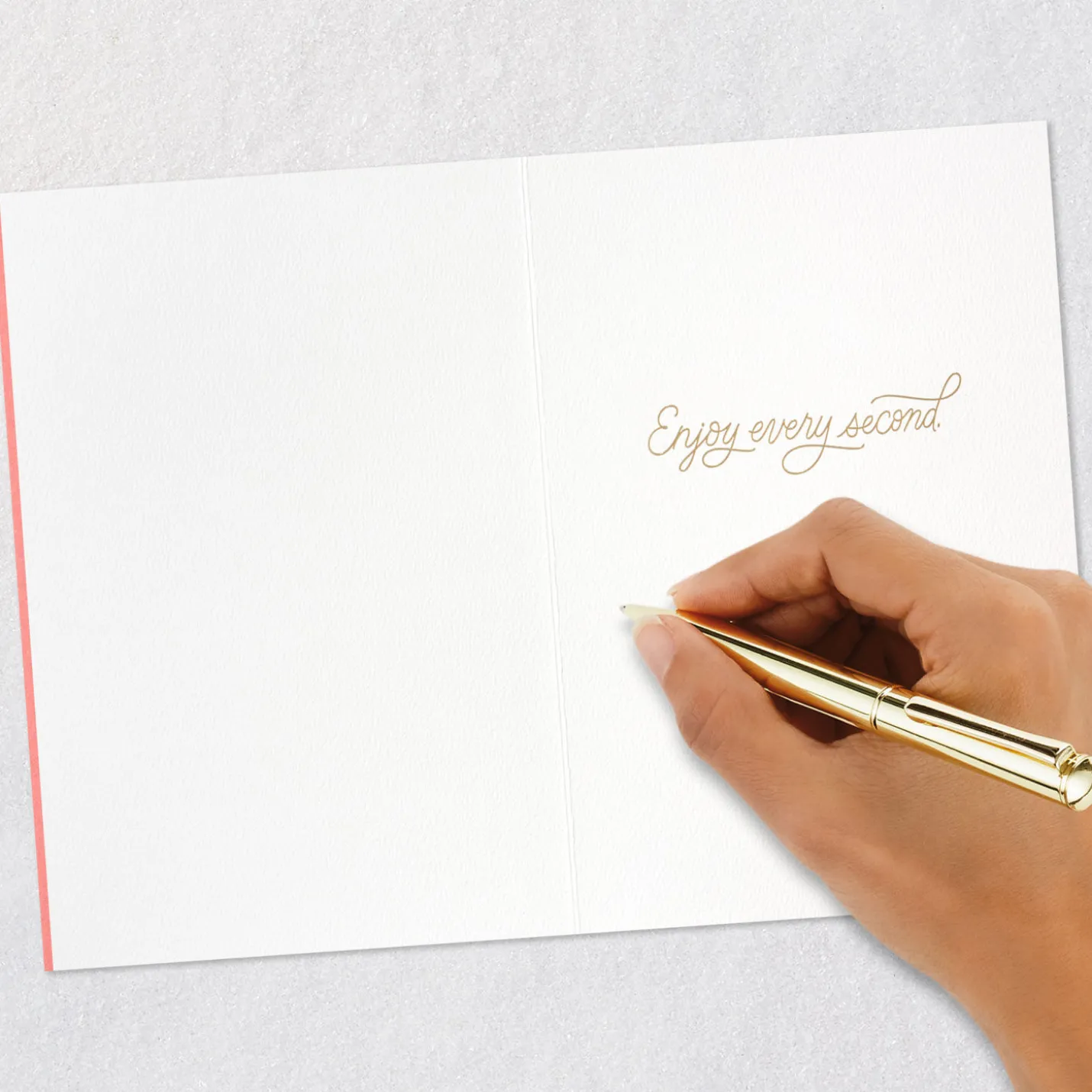 Enjoy Every Second Birthday Card
