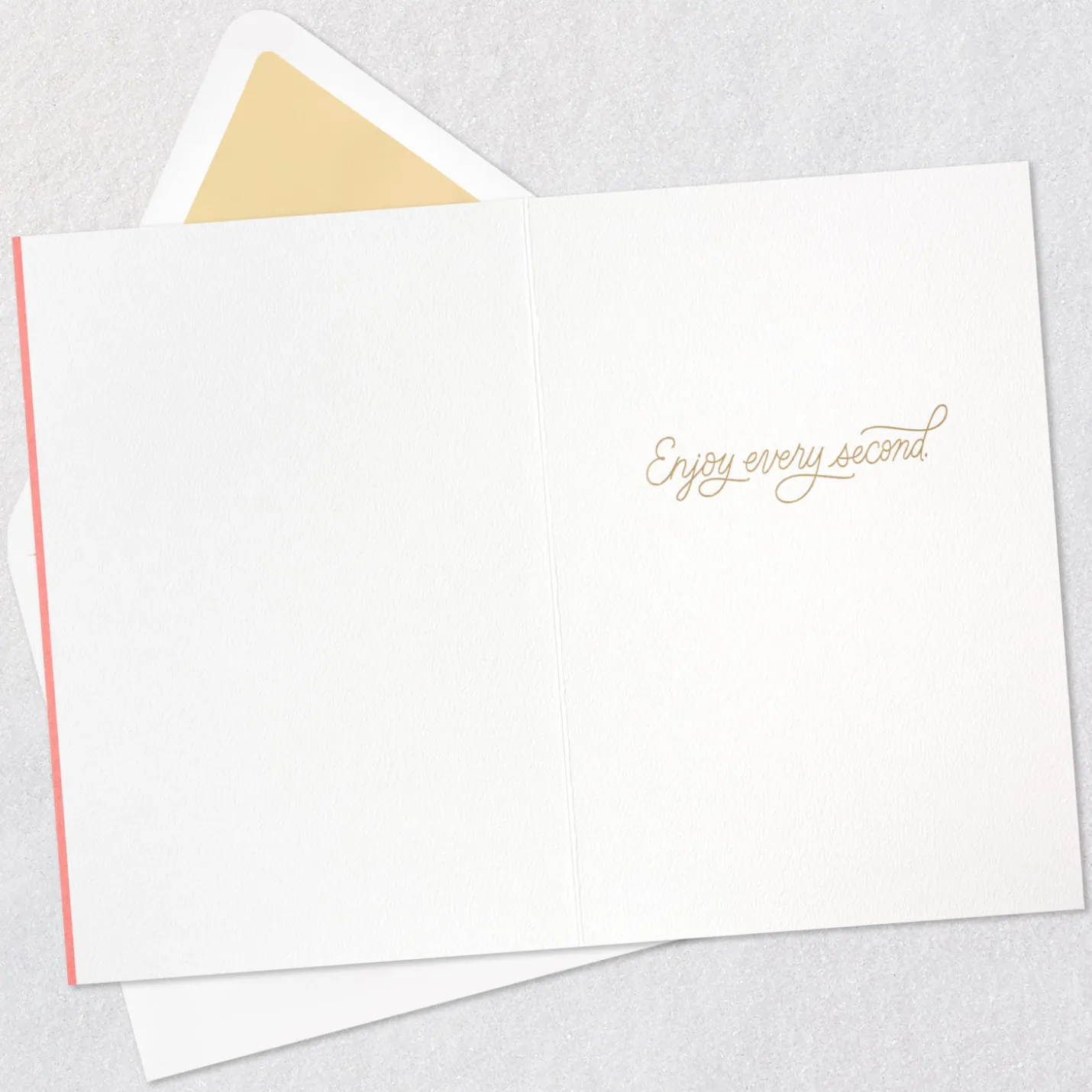 Enjoy Every Second Birthday Card