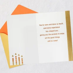 Enjoy All the Good Things 70th Birthday Card