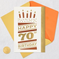 Enjoy All the Good Things 70th Birthday Card