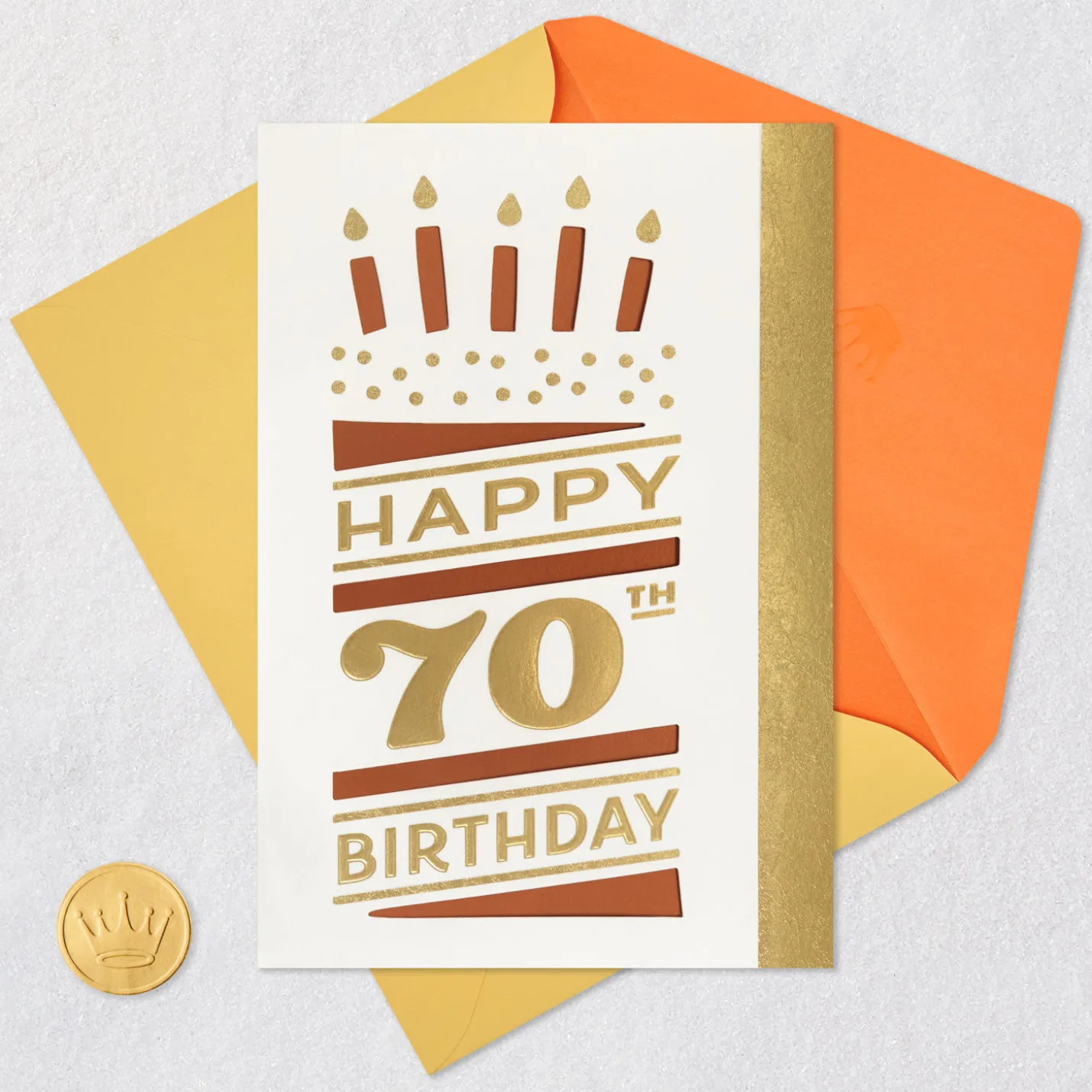 Enjoy All the Good Things 70th Birthday Card