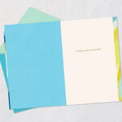 Enjoy Every Second 50th Birthday Card