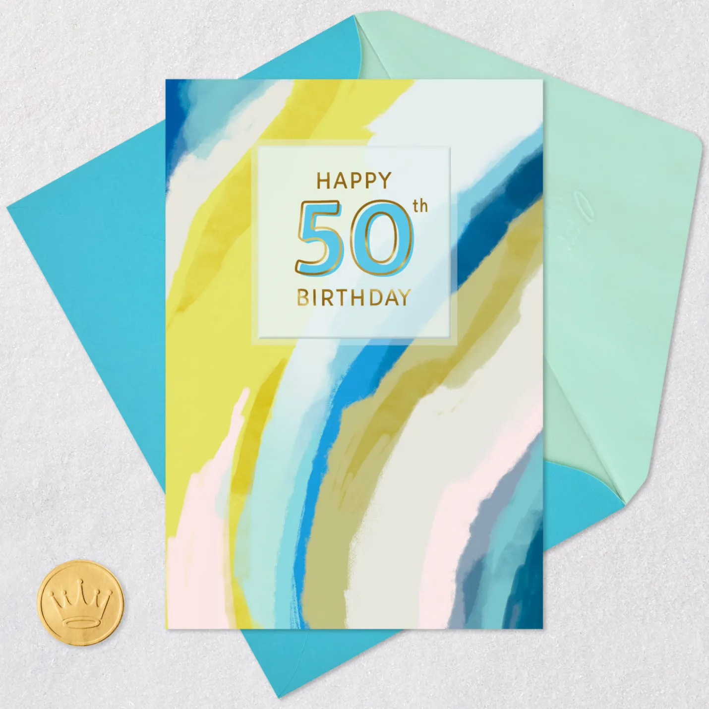 Enjoy Every Second 50th Birthday Card