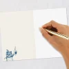 Enthusiasm Not Rabies Funny Blank Birthday Card