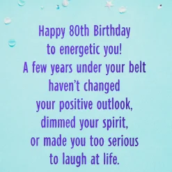 Epic You 80th Birthday Card