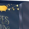 6.5" Eres Muy Especial Gold on Navy Small Gift Bag