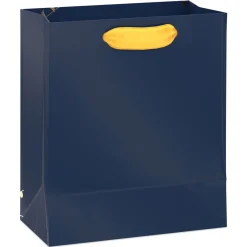 6.5" Eres Muy Especial Gold on Navy Small Gift Bag