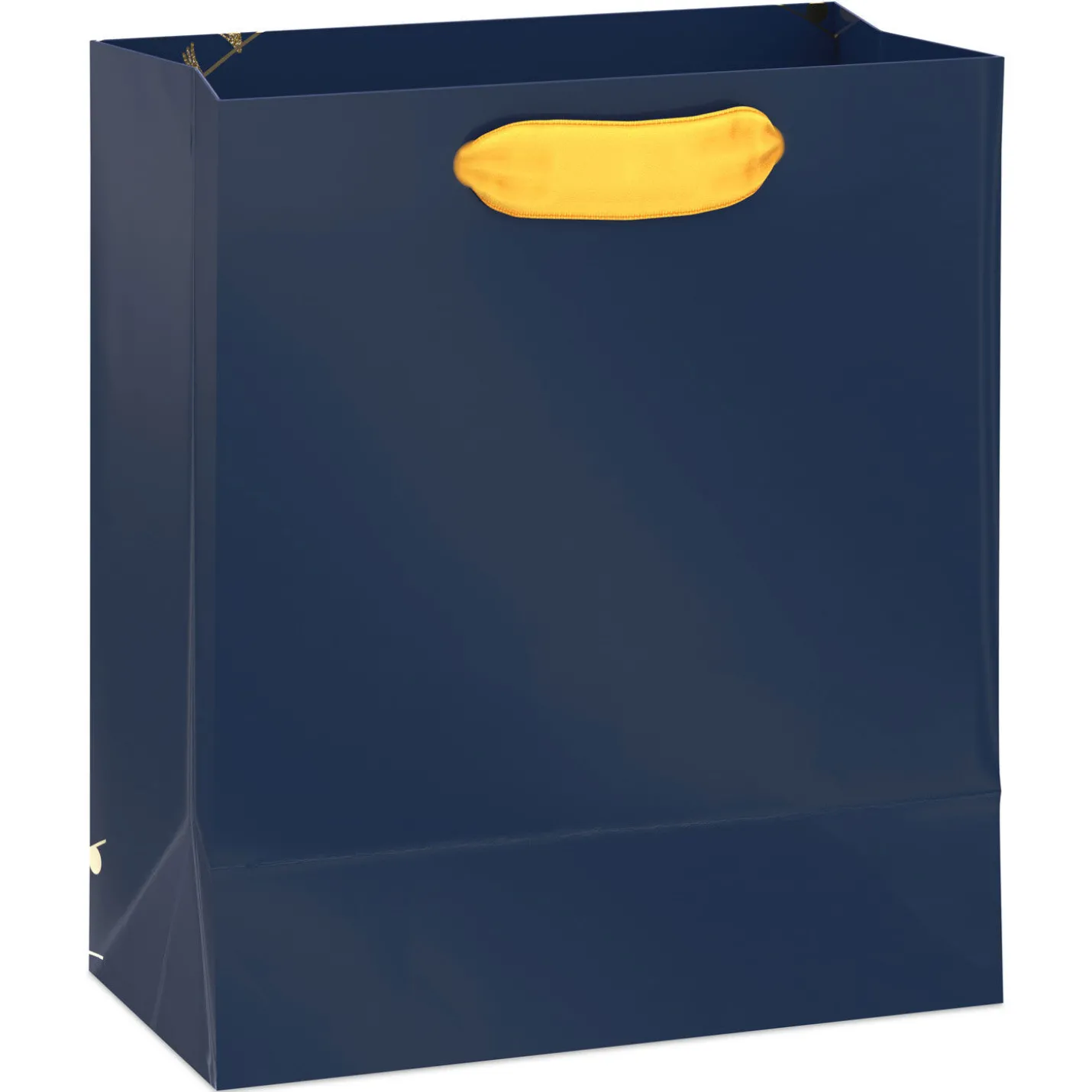 6.5" Eres Muy Especial Gold on Navy Small Gift Bag