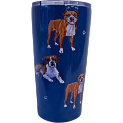 E&S Pets Boxer Stainless Steel Tumbler, 20 oz.